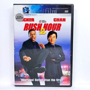 Rush Hour 2 DVD Jackie Chan Chris Tucker Action Comedy Movie Widescrn Infinifilm